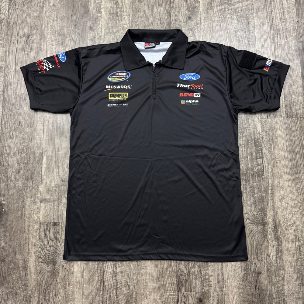 ThorSport Nascar Racing Ford Camping World Truck Series Pit Crew Shirt